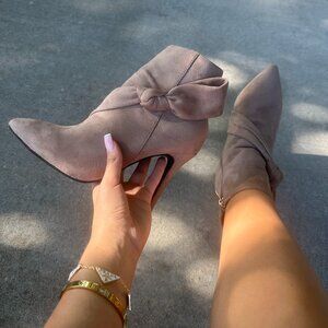 NEW WOMANS RUSH FAUX SUEDE Bow Knot Ankle Boots a few sizes available